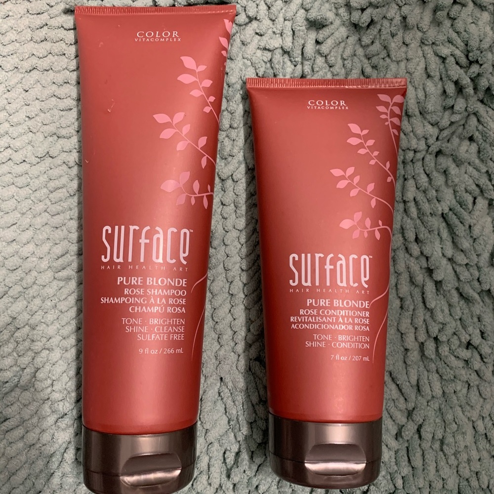 Surface Pure Blonde Rose Shampoo and Conditioner